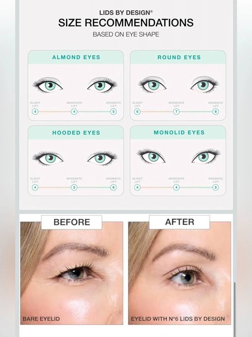 Contours eyelid strips NIB‎ assorted 80ct